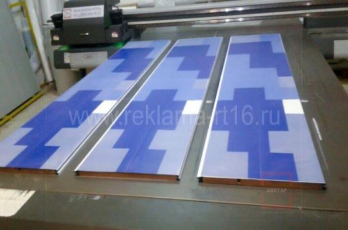 УФ-печать на панелях из оцинковки